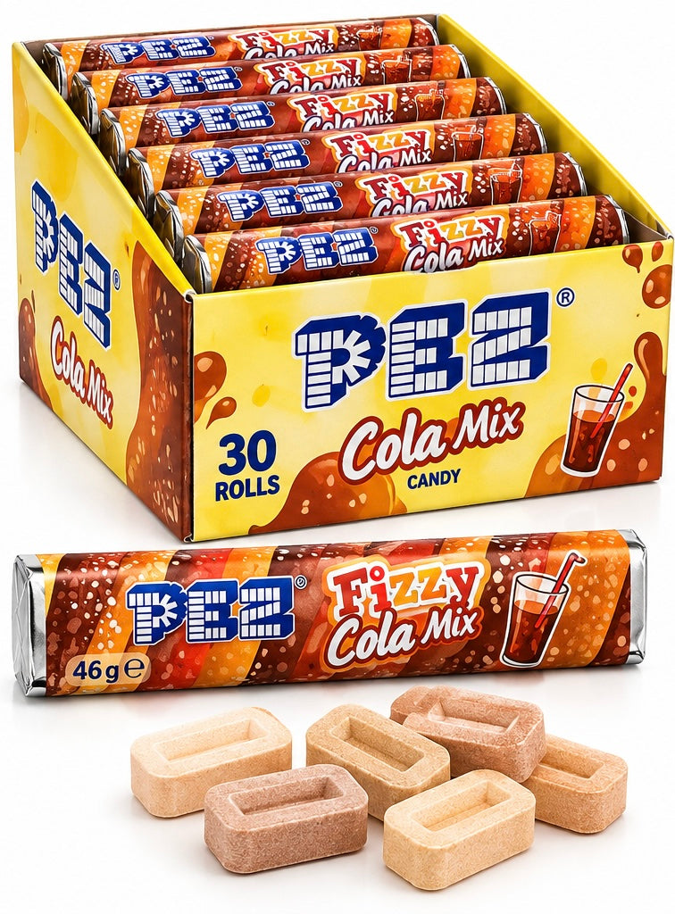 PEZ Fizzy (Tutti Frutti / Cola Mix)