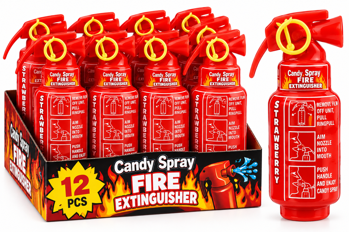Candy Spray Fire Extinguisher (assorted)