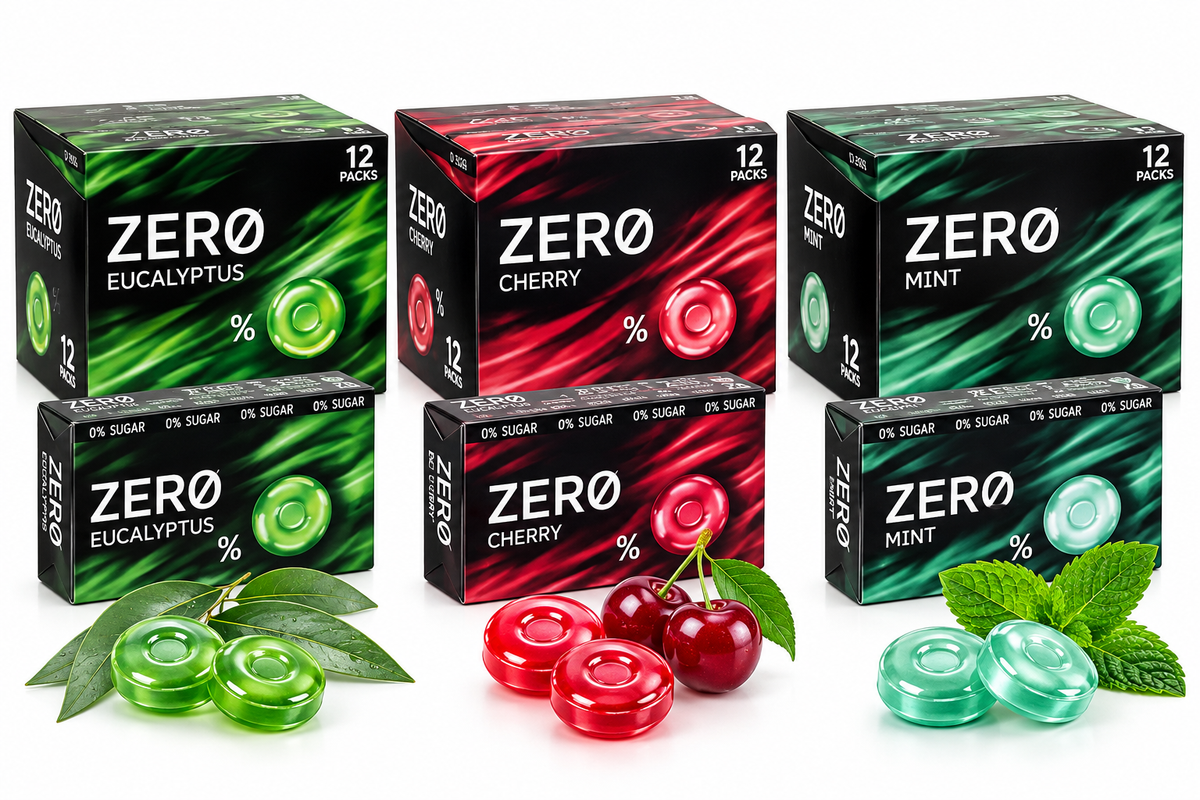 Zero Candies (Eucalyptus/Cherry/Mint)