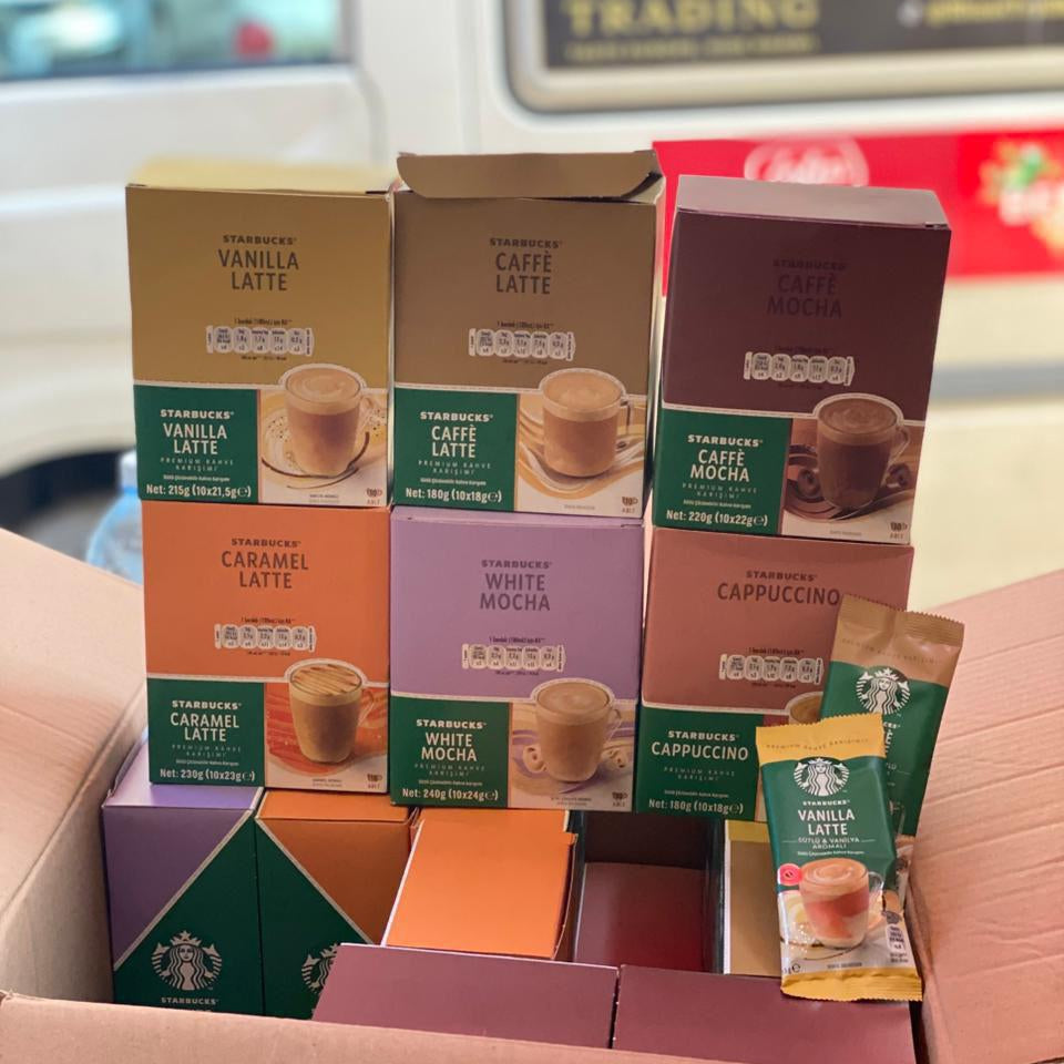 Starbucks 6 Flavors Instant Coffee Sachets *10 (18g each)