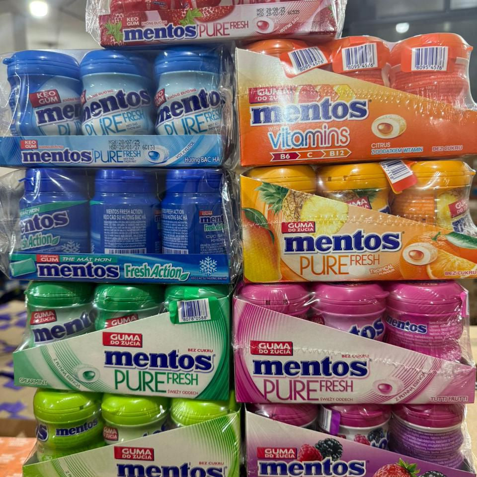 Mentos Pure Fresh Gum 60g *6