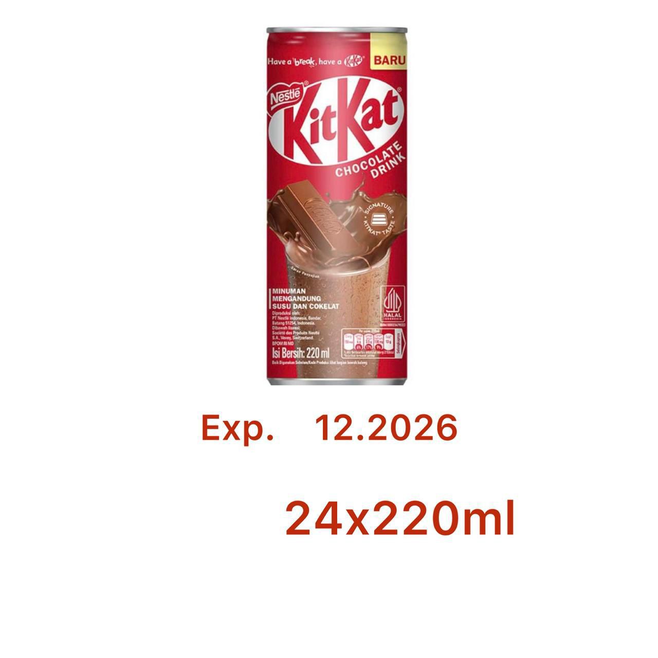 KitKat Chocolate Drink 220ml *24