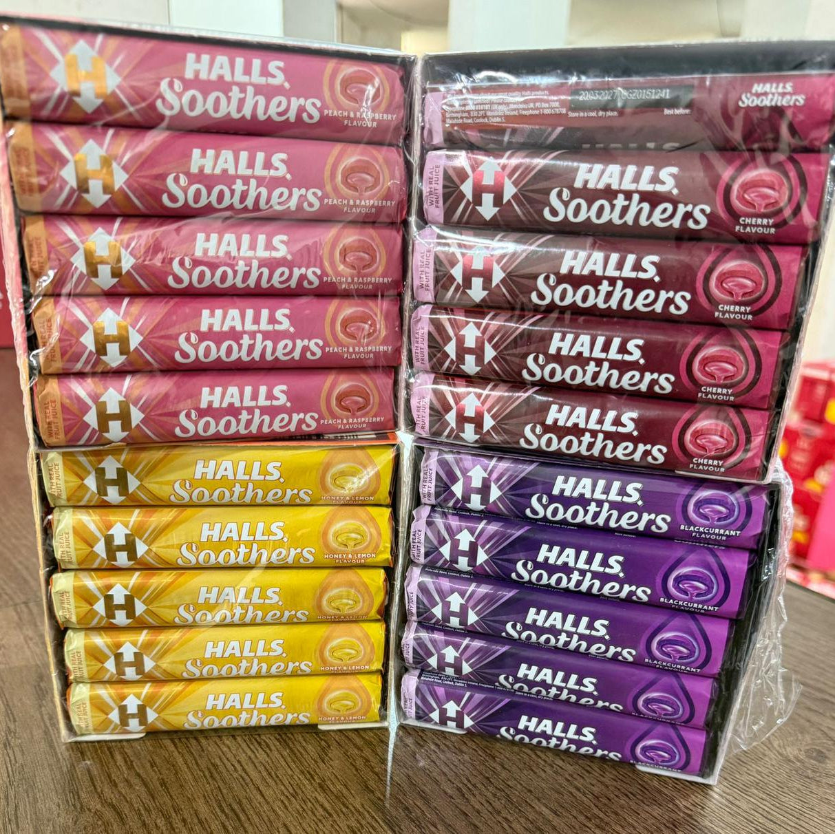 Halls Smoothers 45g *20 (4 flavors)