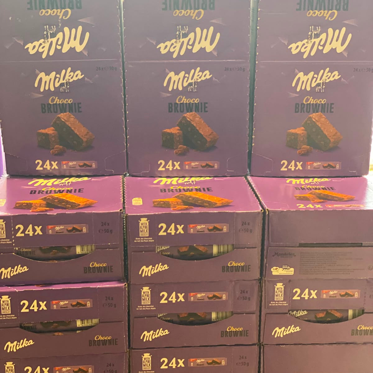 Milka Brownie Chocolate Bar