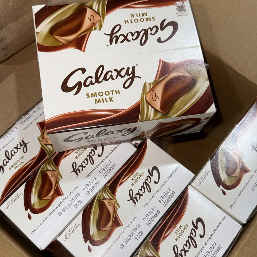 Galaxy Smooth Milk Chocolate Bar – 30g *12