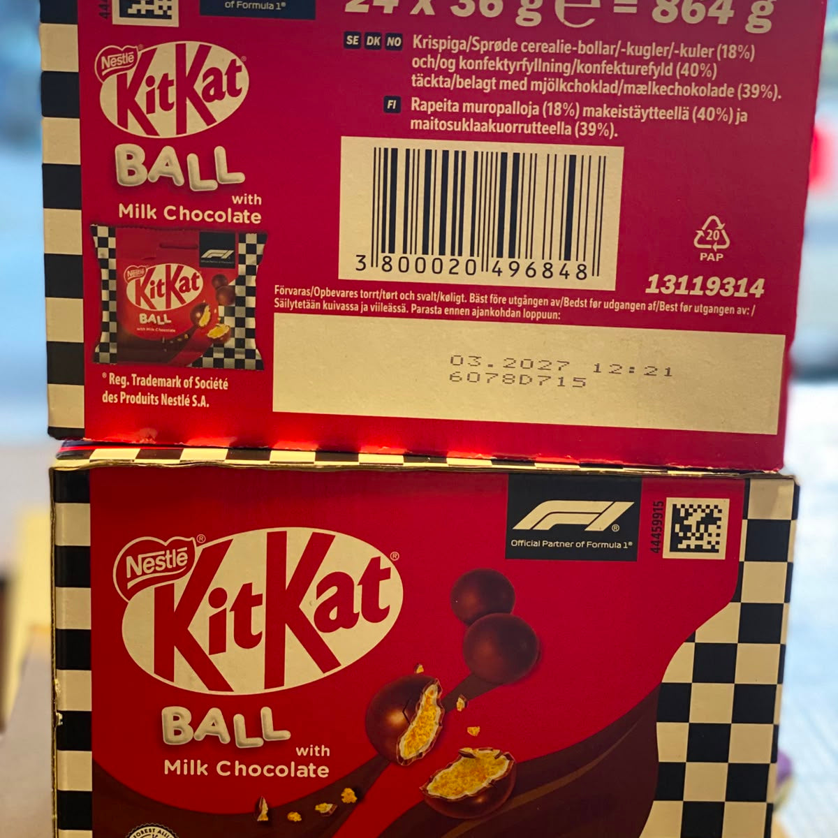 KitKat Chocolate Balls – Formula 1 Edition – 36g *24