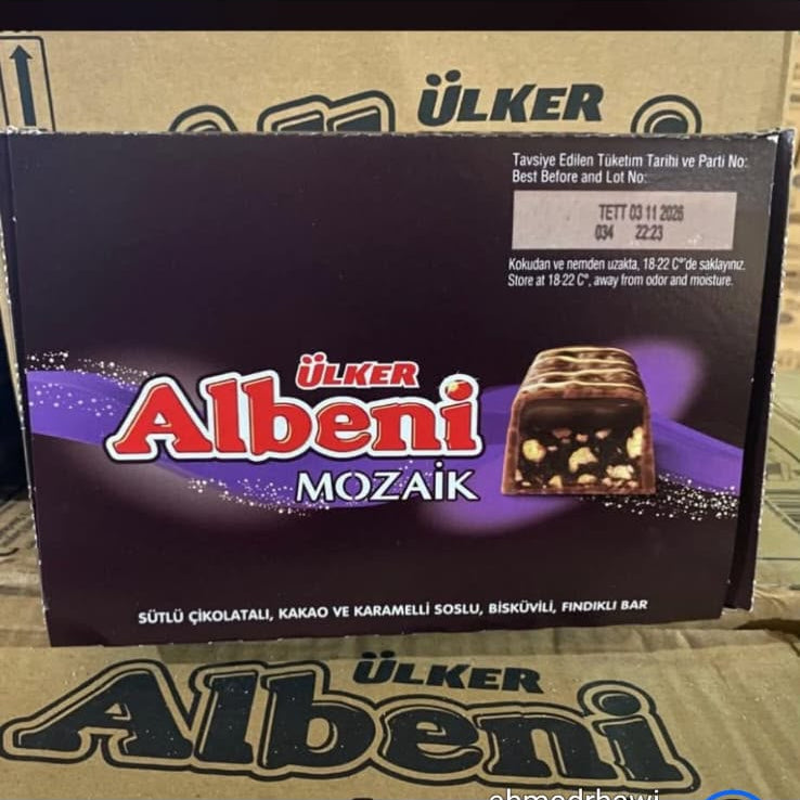 Albeni Mozaik Chocolate Bar *18
