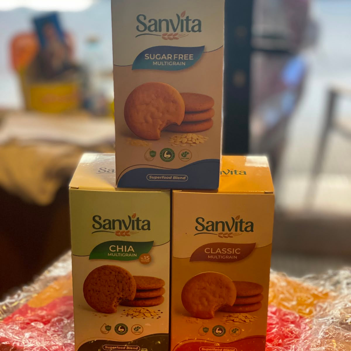 Sanvita Multigrain Cookies 🍪🌾 185g