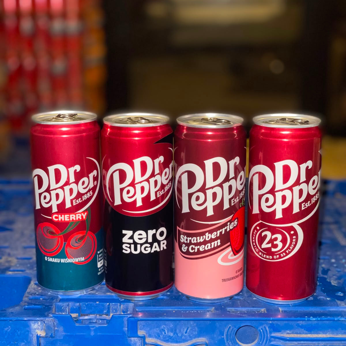 🥤 Dr Pepper — 4 Flavors